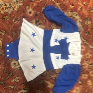 Dallas cowboy cheerleading onesie